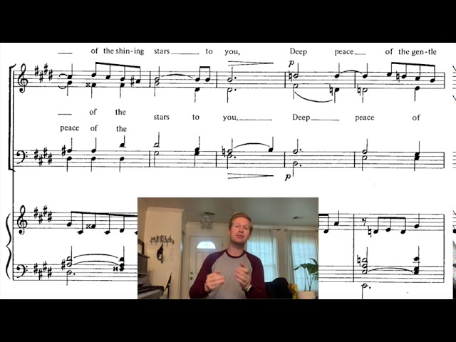 Gaelic Blessing (Rutter) - SATB practice
