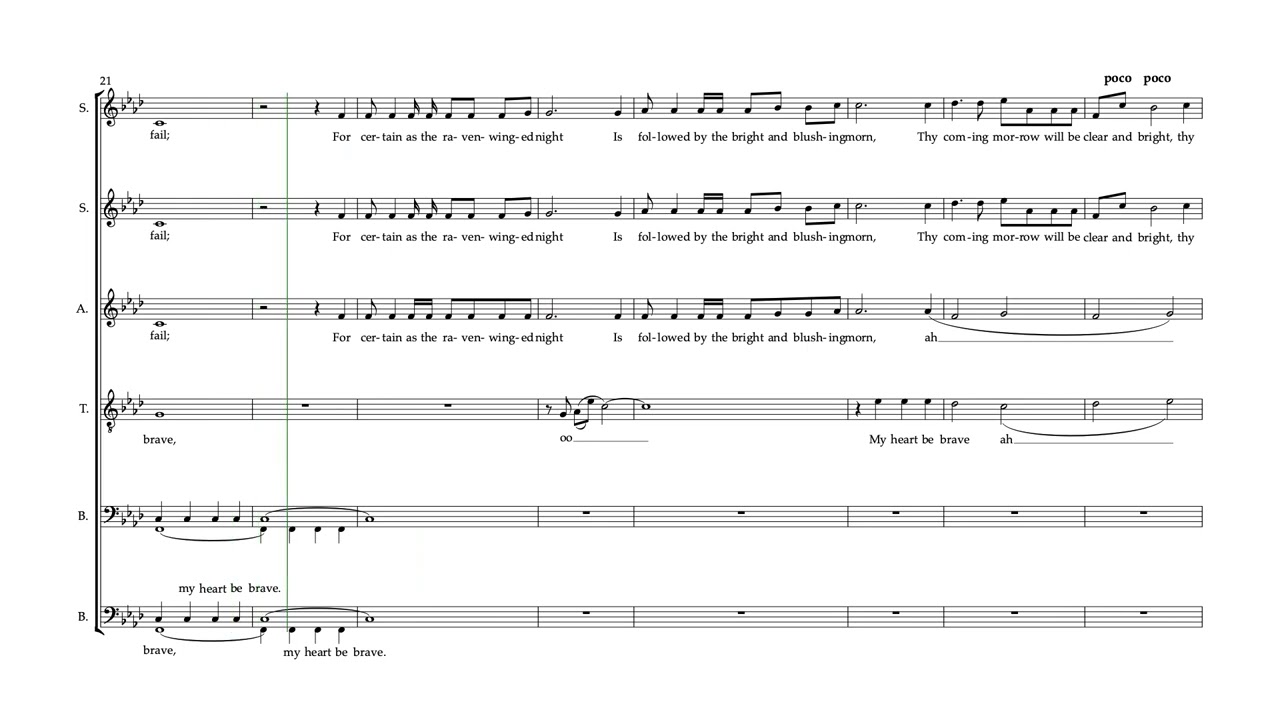 My Heart be Brave Sing Along Video