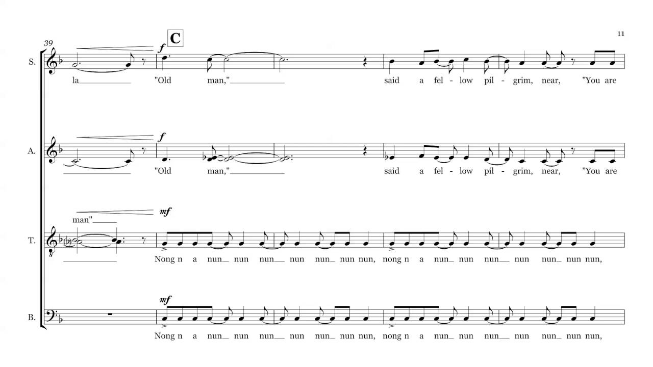 The Bridge Builder (SATB)